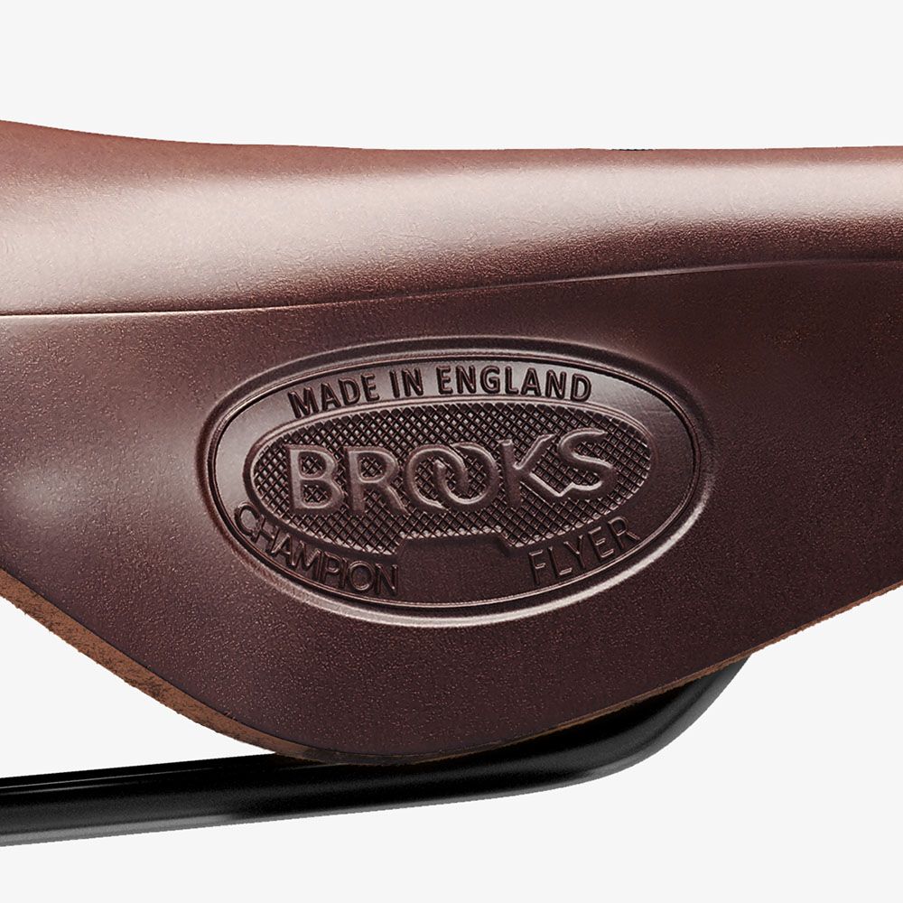 Brooks England B17 Flyer Brown 真皮避震座墊