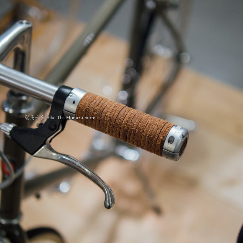 BROOKS Plump Leather Grips Honey 皮革手把筒蜜糖色