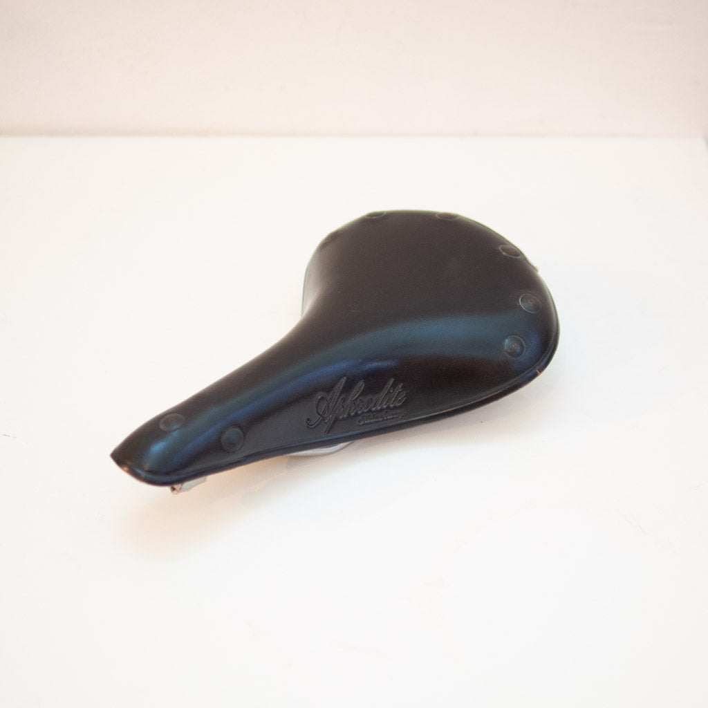 SlideAway Leather Saddle Black 皮革座墊 黑色