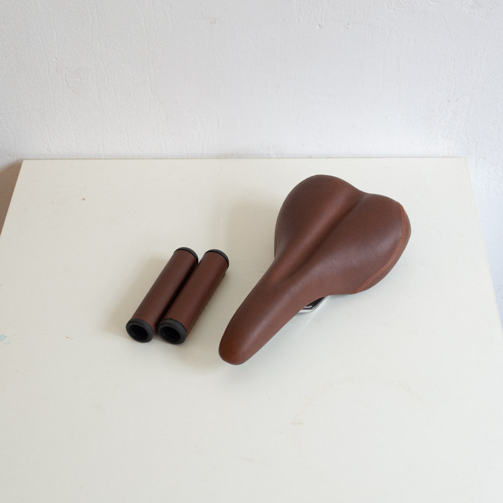 tokyobike faux leather grip and saddle set 人造皮革手把座墊套裝