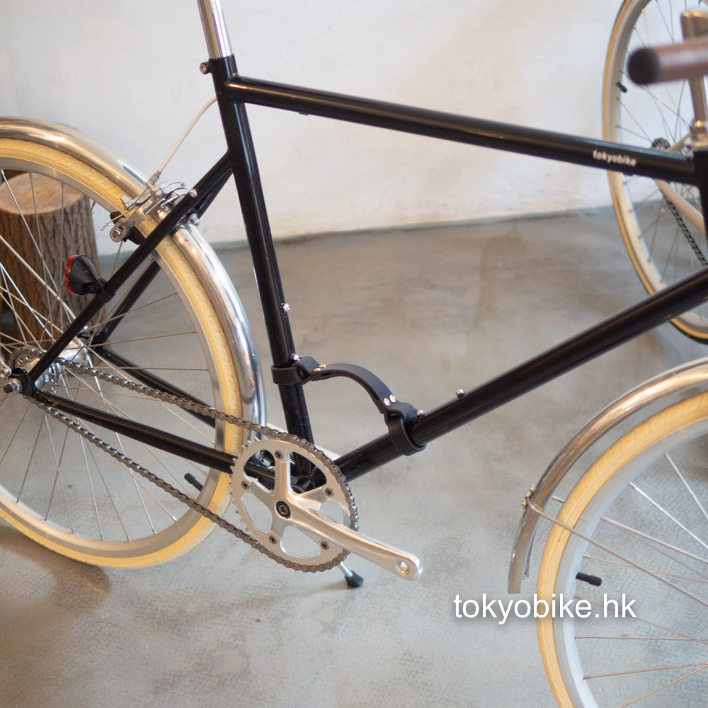 Leather Bike Frame Lifter 黑色皮革單車手抽