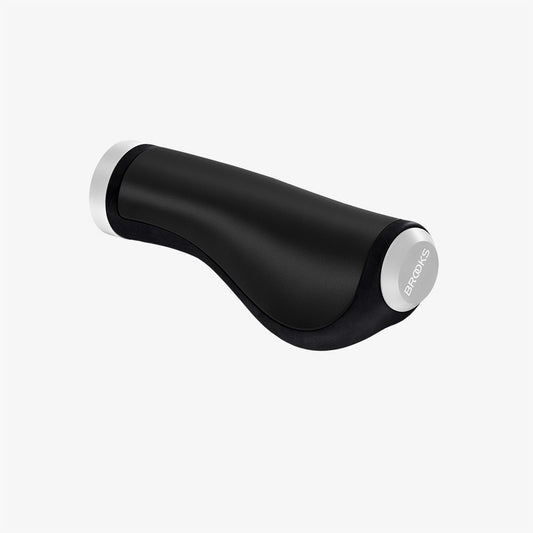 BROOKS Ergonomic Leather Grips Black 人體工學皮革手把筒黑色
