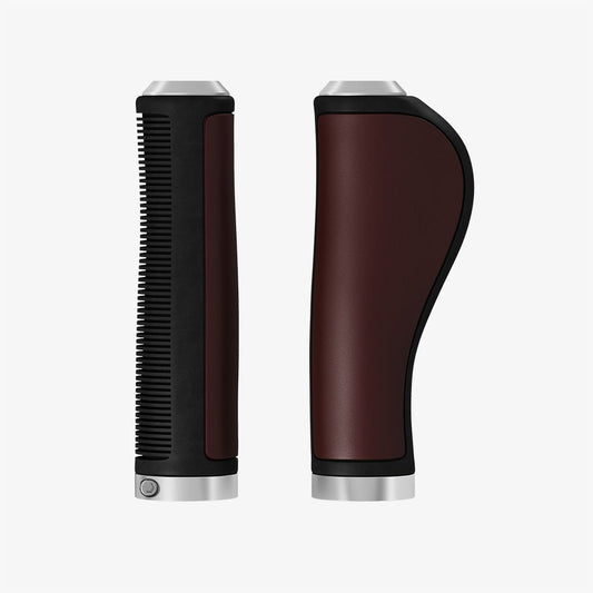 BROOKS Ergonomic Leather Grips Brown 人體工學皮革手把筒深啡色