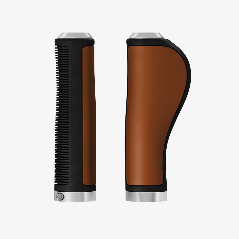 BROOKS Ergonomic Leather Grips Honey 人體工學皮革手把筒蜜糖色