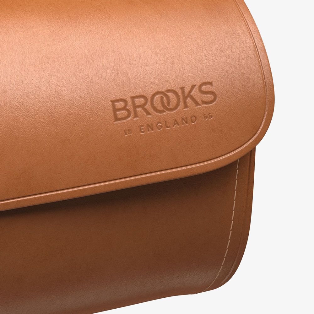 Brooks Challenge Tool Bag Honey 皮革蜜糖色座位袋 1.5L
