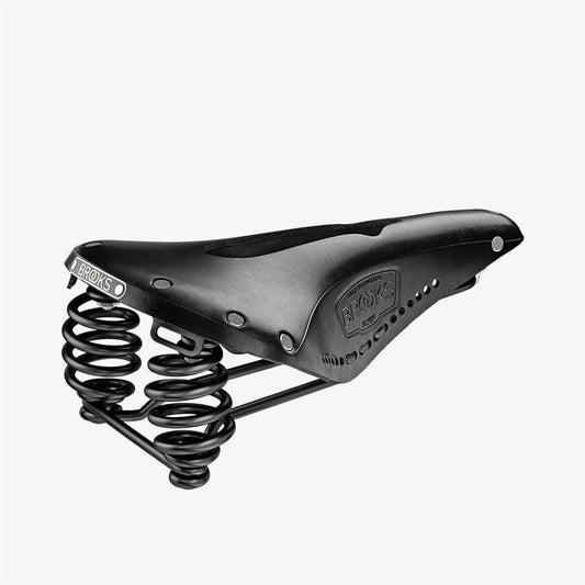 Brooks England B17 Flyer Carved Black