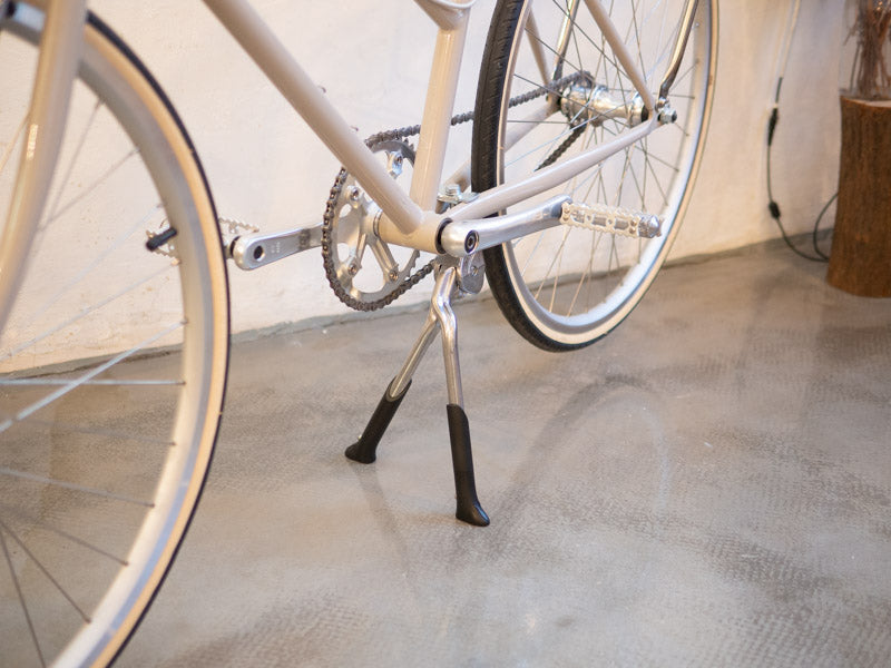 銀色金屬雙腳撐 Double Leg Bike Stand